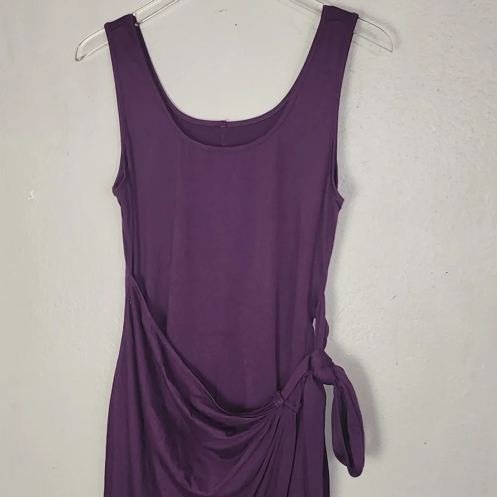 NWOT. Women Sleeveless Wrap Hi Lo dress.  Size XL - Picture 3 of 16